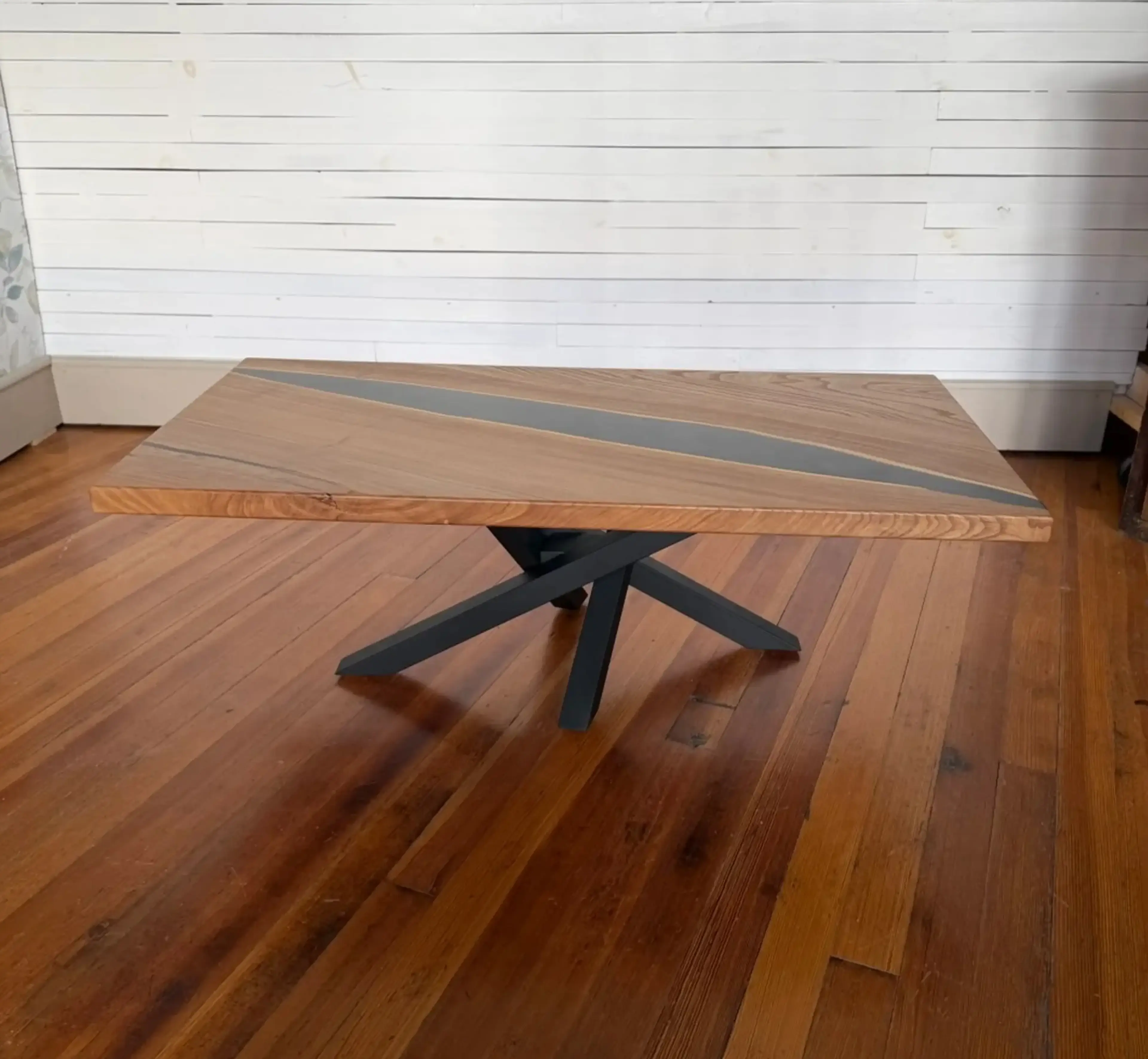 Forest Green Elm Coffee Table