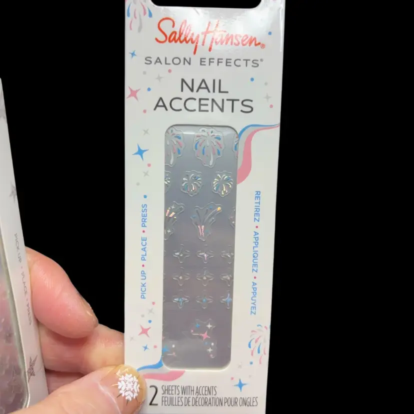 Msrp Eight Dollars – Sally Hansen Salon Effect Nail Accents, Two Sheets With Accents