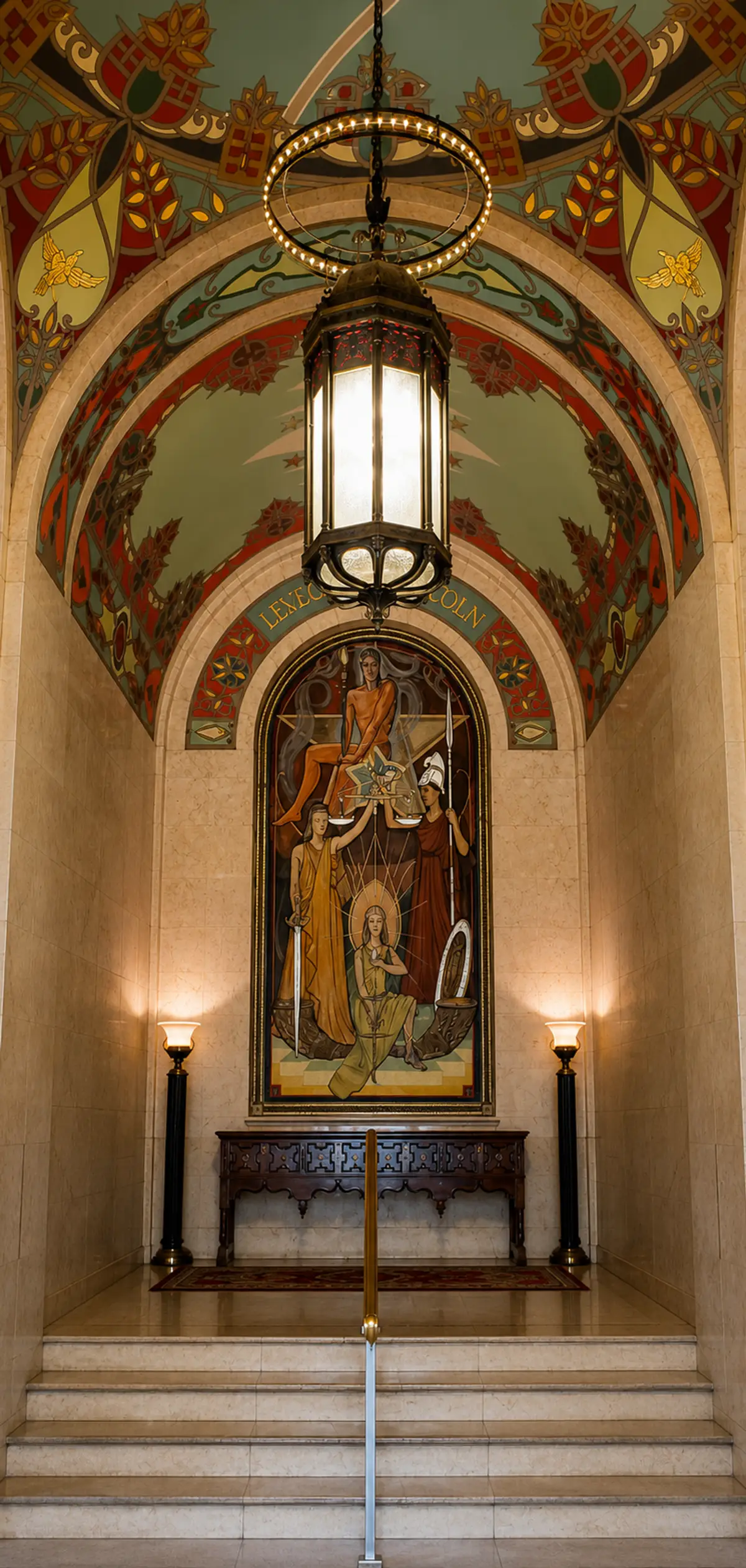 Ornate interior architecture