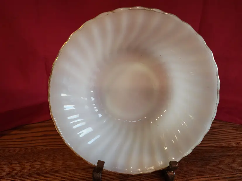 Vintage Fire-King Milk Glass Bowl