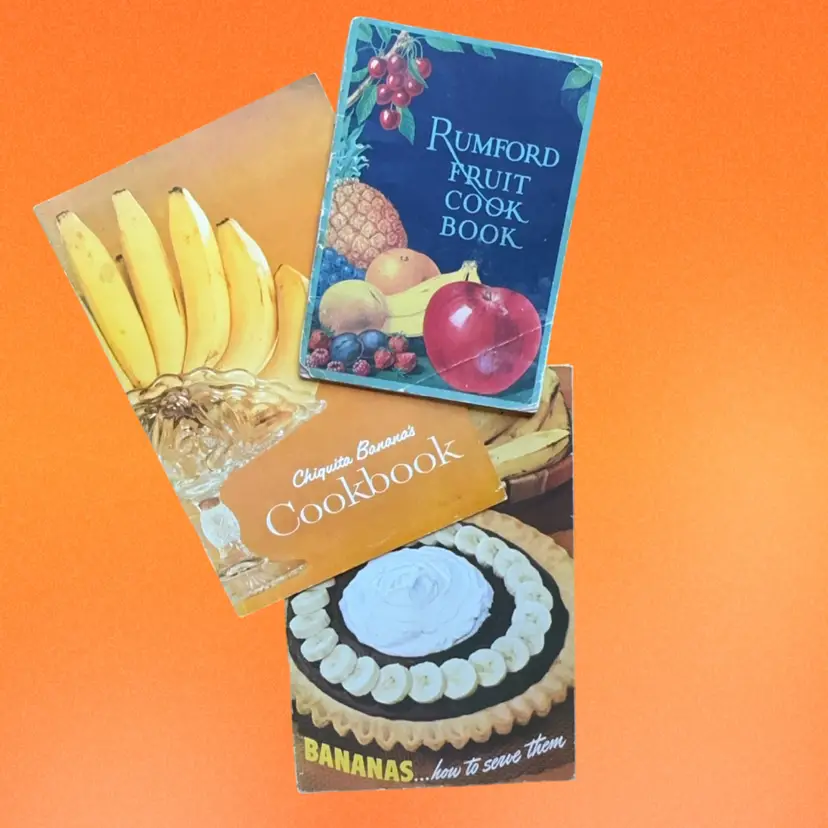Vintage Fruit Recipe Booklets