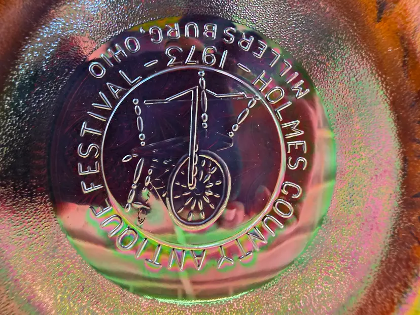 Canival Imperial Glass Commemorative Plate