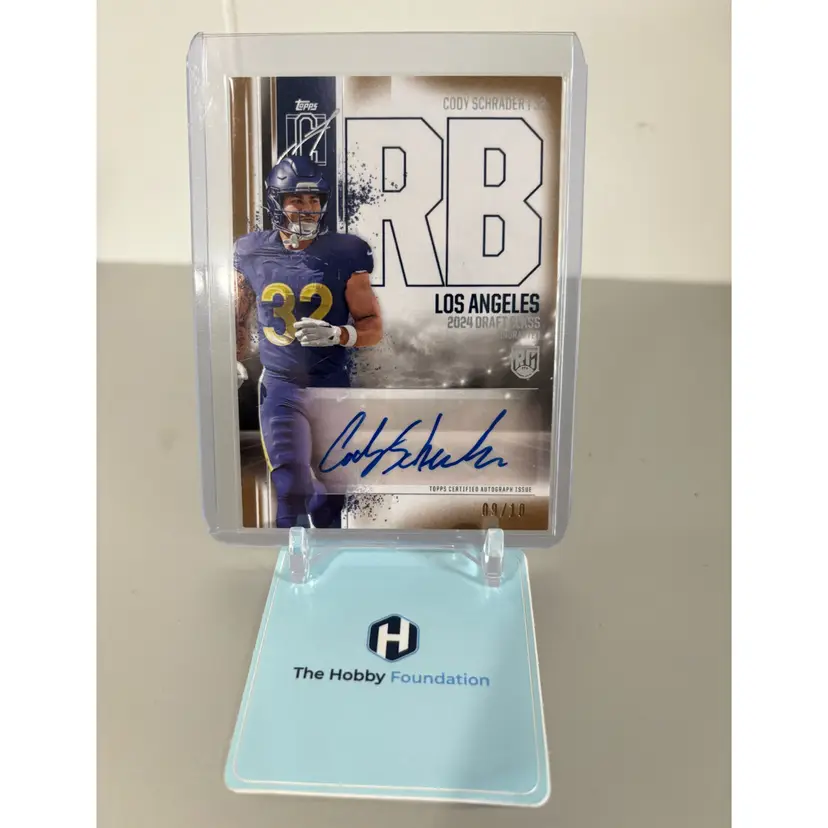 Cody Schrader - 2024 Topps Signature Class Auto /10 - Los Angeles Rams