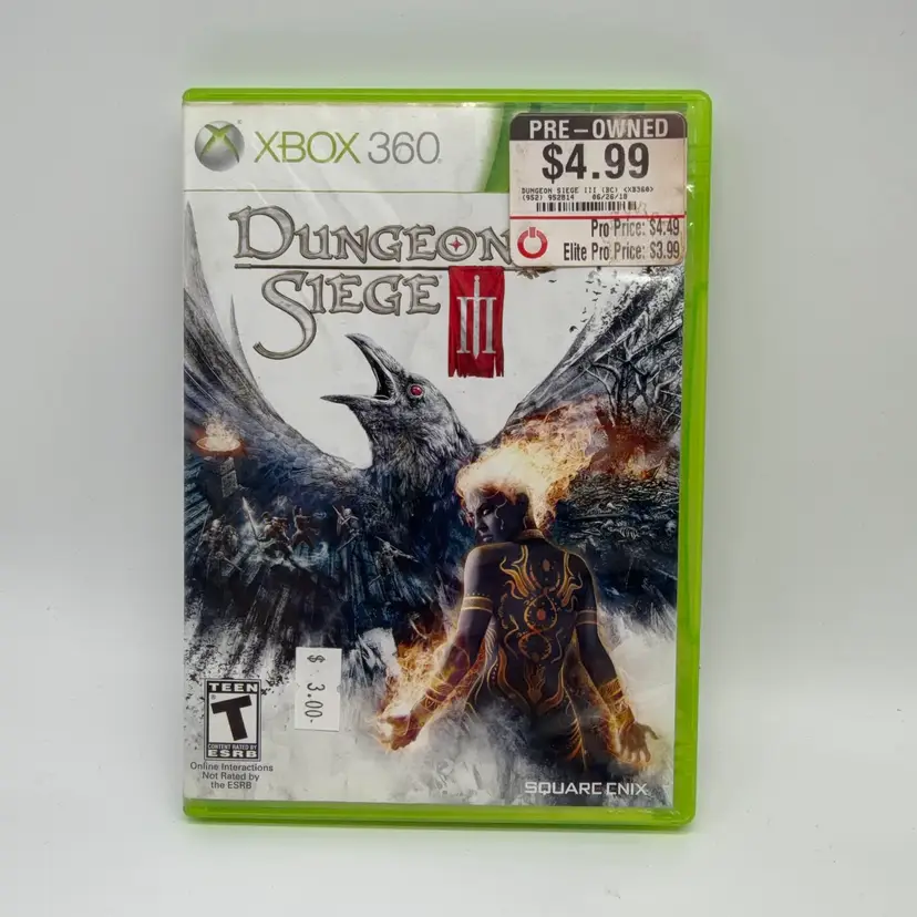 Dungeon Siege III 3 Xbox 360 Complete CIB w/ Manual