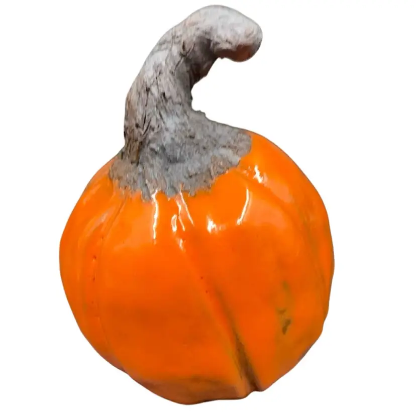 Art Studio Pottery Pumpkin Made By Traci Vintage Angel