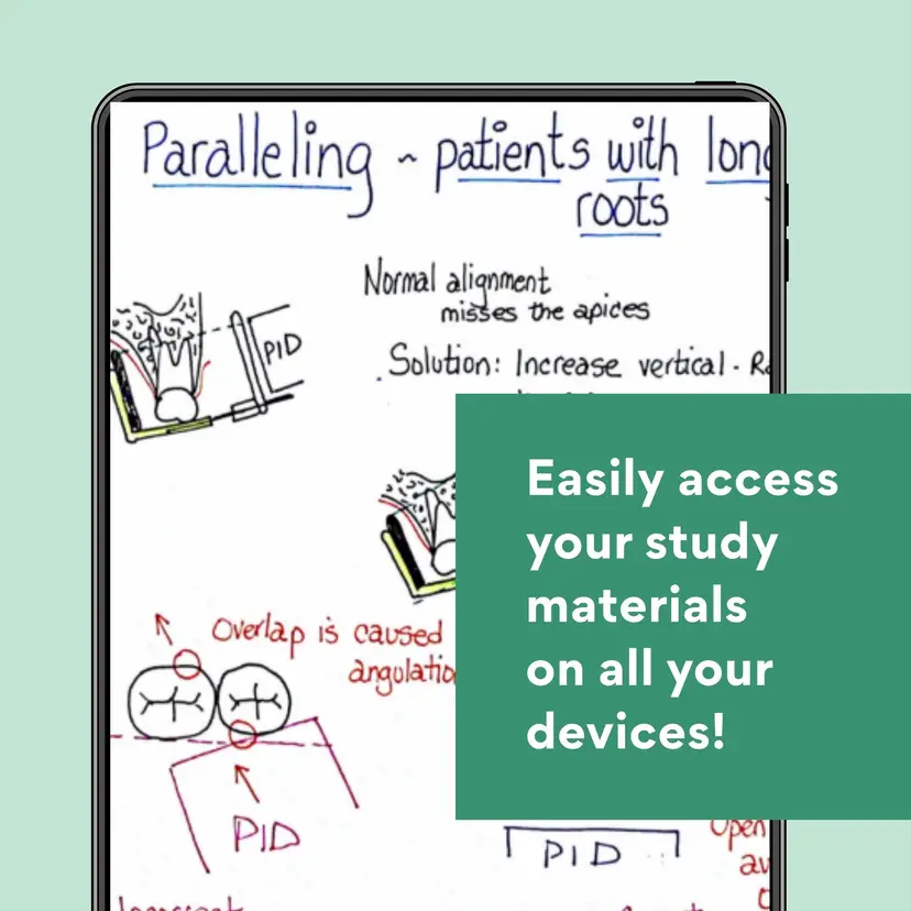Dental Radiology Study Notes and Flashcards