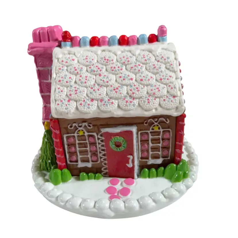 021. American Girl Toy 2012 Wellie Wishers Festive Gingerbread House Plastic 3.5” x 4”
