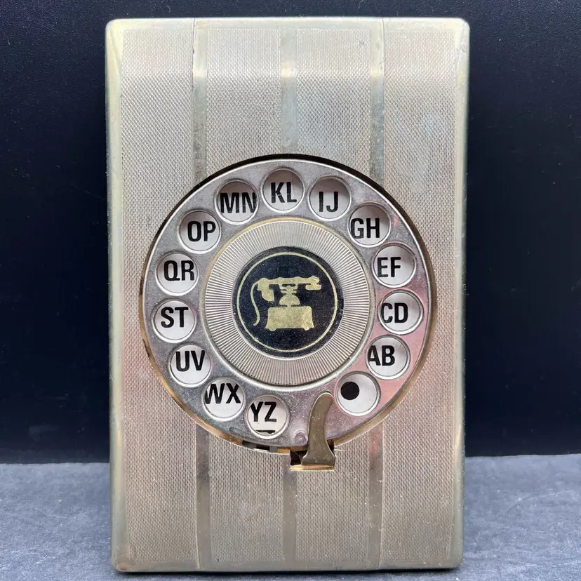 #170A Vintage Rotary Dial Address Telephone Book Telephone Pop Up Index 
Made in Hong Kong