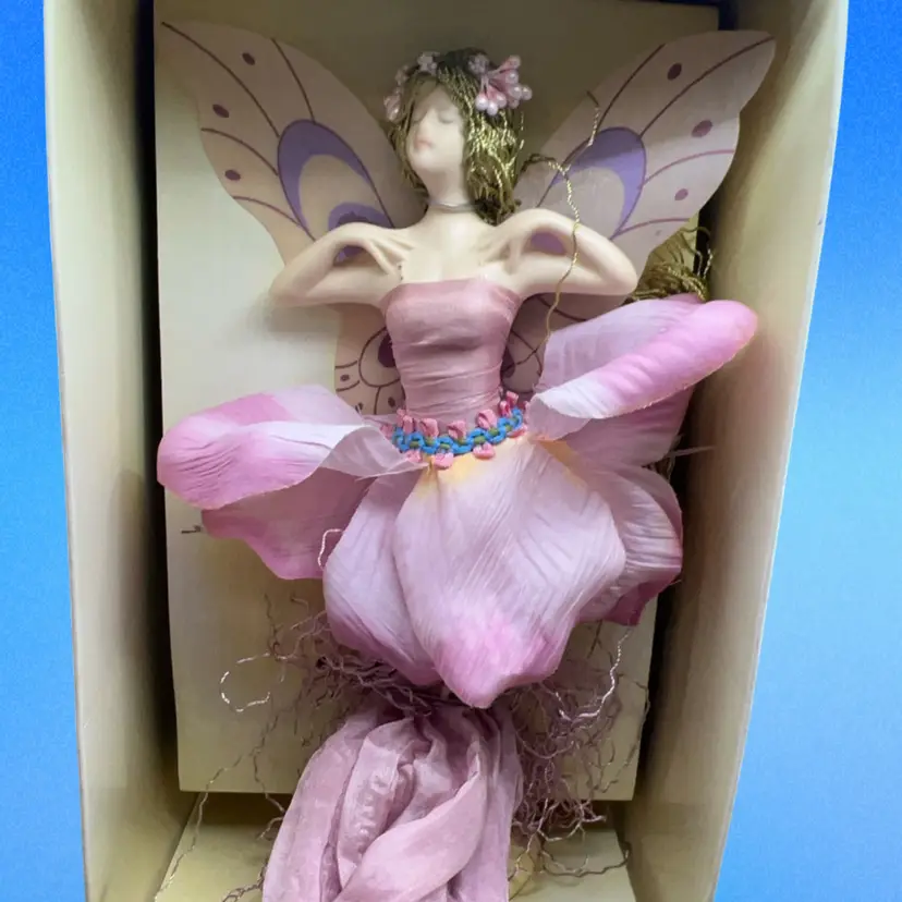 Beautiful Fairy On A Stand New In Box