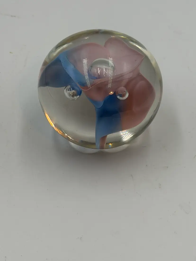 Jam Factory Artist Bettina Visentin Signed Australian Art Glass Paperweight