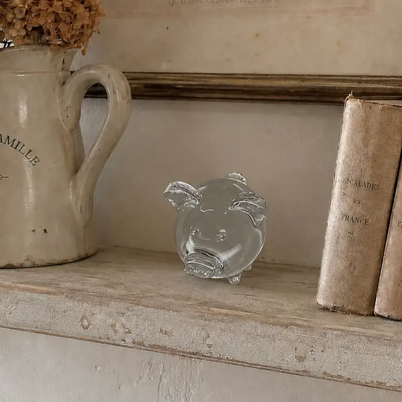 Baccarat Crystal Pig Paperweight 2.5”