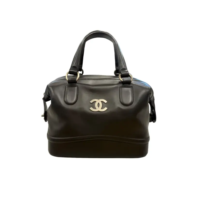 Chanel CC Top Handle Bowling Bag