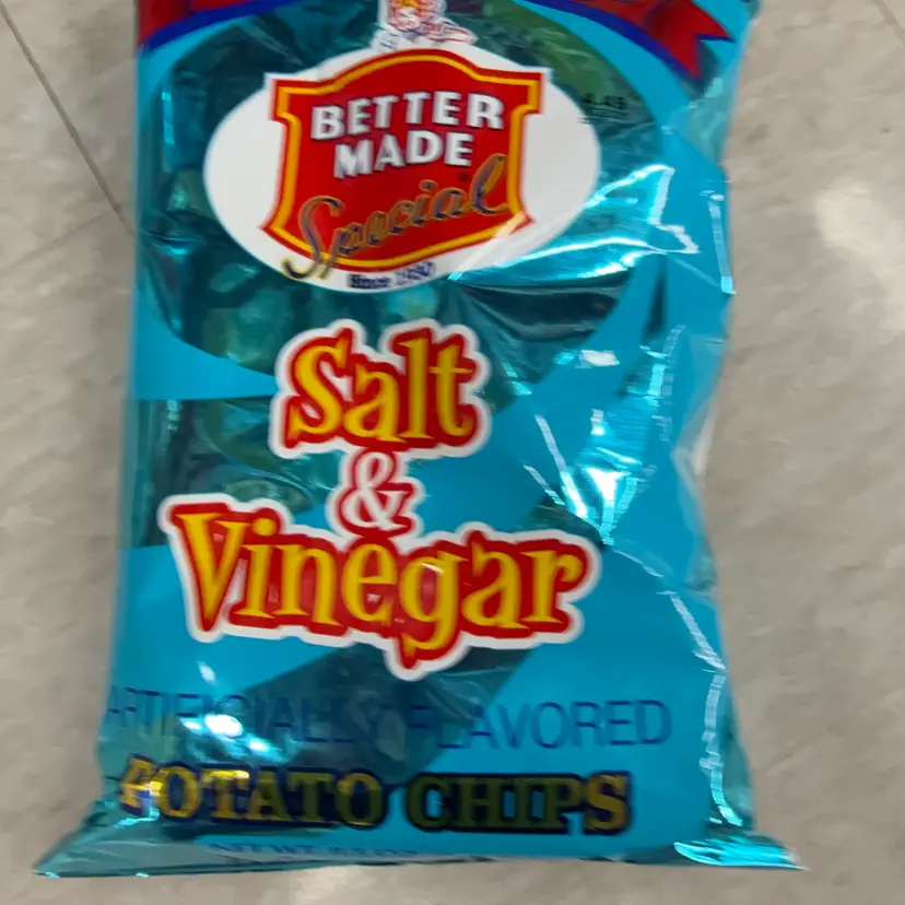 Butter Made Salt And Vinegar Michigan Made Potato Chips