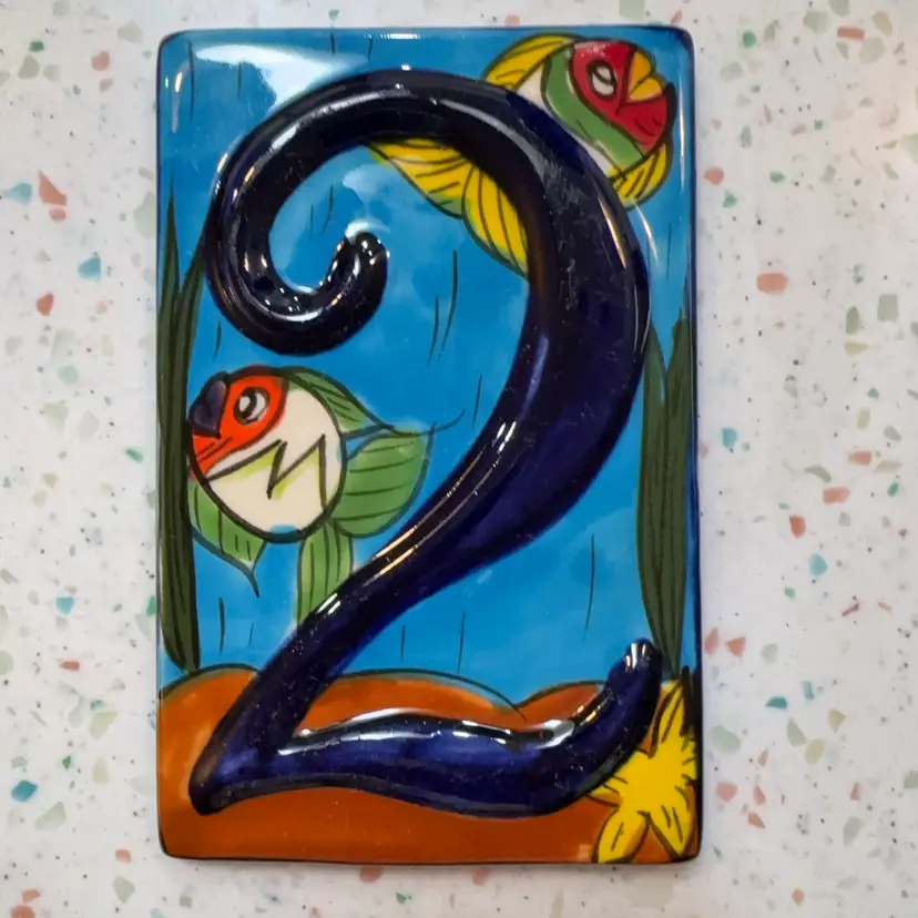 Mexican Tile #2 5.5” X 3.5”