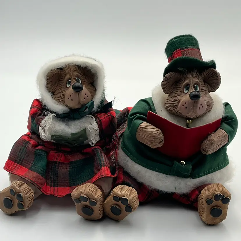5” Flop-a- Doodles Christmas Caroling Bears