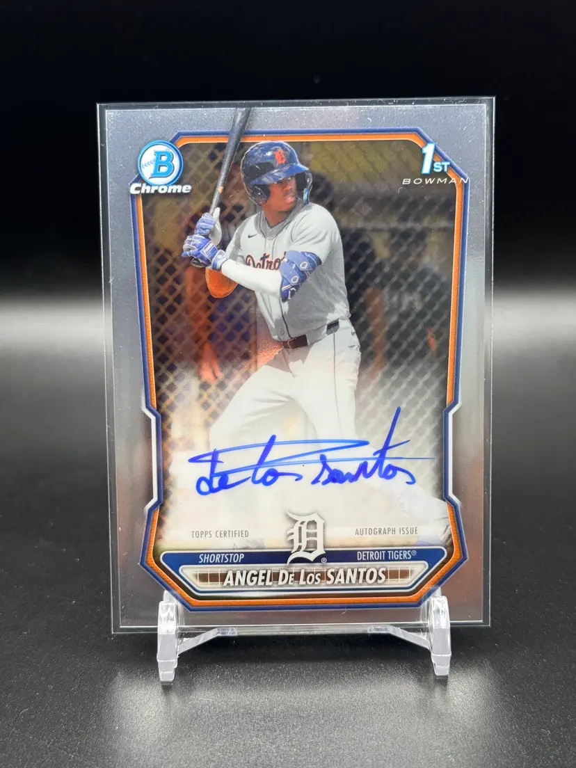 Angel De Los Santos 2026 Bowman Chrome 1st Bowman Autograph