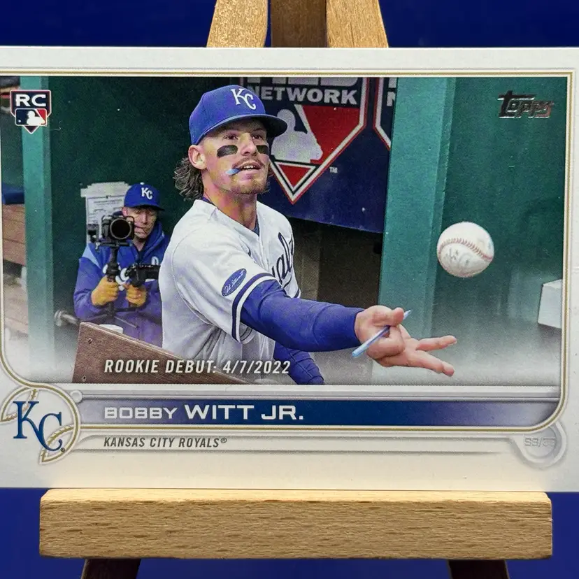 2022 Topps Update Series - Rookie Debut Bobby Witt Jr. #US187 (RC) A63