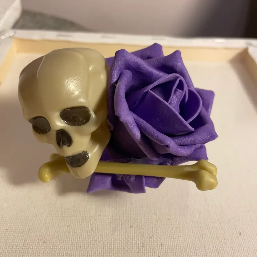 Rose And Skeleton Magnet