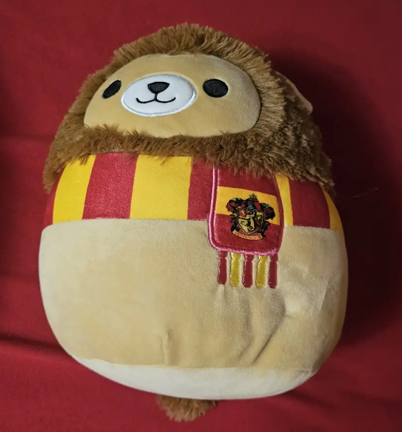 Squishmallows Plush 10-inch Harry Potter Gryffindor Lion - Preowned