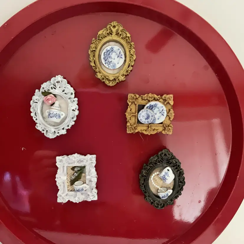 Choice Mini Tea Dish Magnets Made By Me