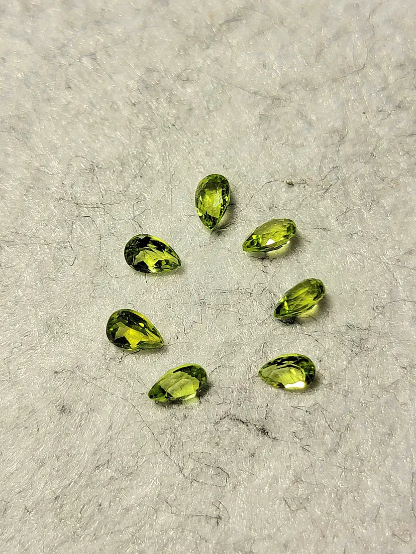Genuine Pear shape Peridot