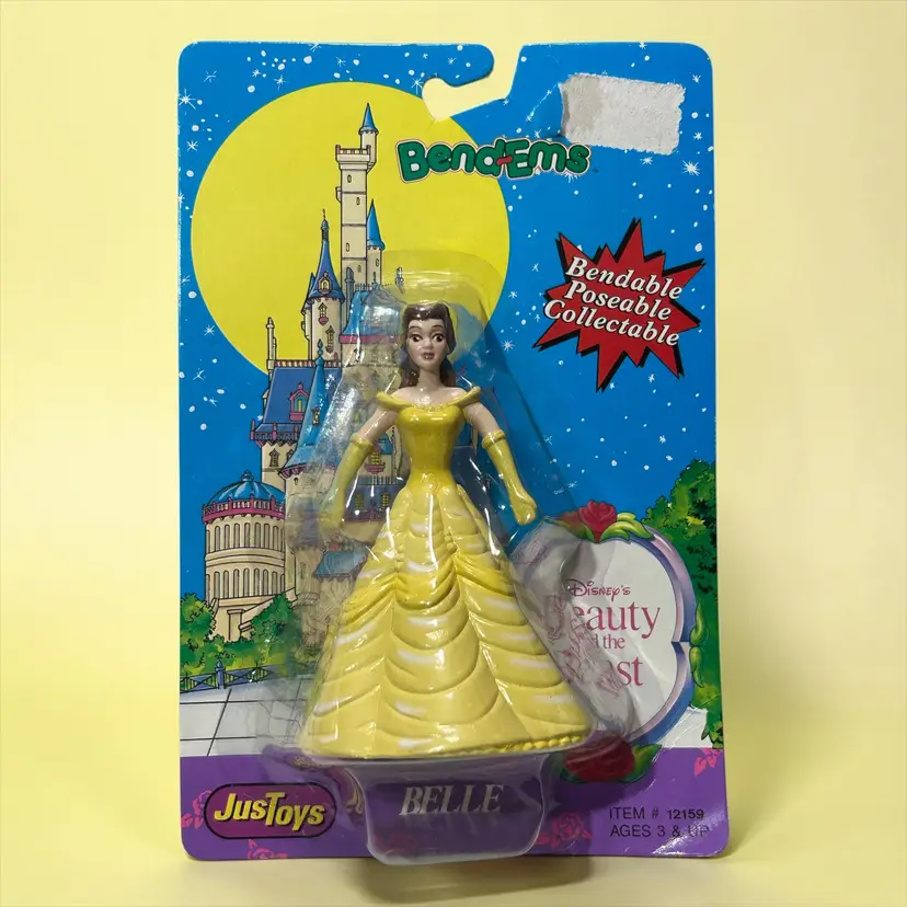 VTG JusToys Bend-Ems Disney’s Beauty and the Beast Belle NIP