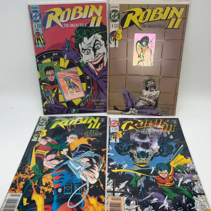 Dc Robin 4 Comic Lot