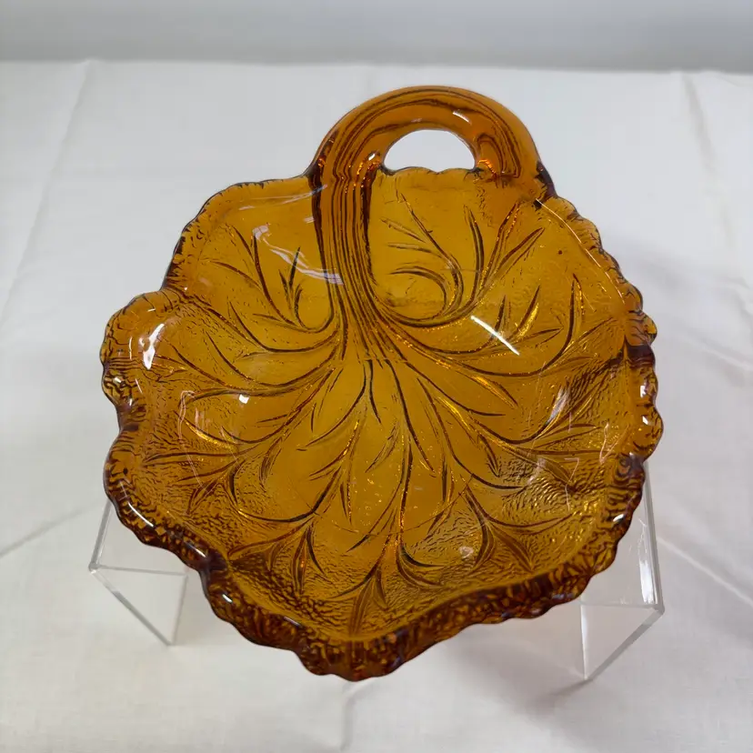 1970S Indiana Glass Trinket Dish