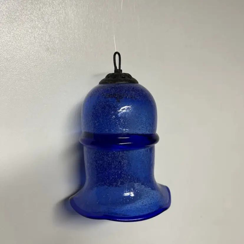 Cobalt blue Blown Glass Ornament