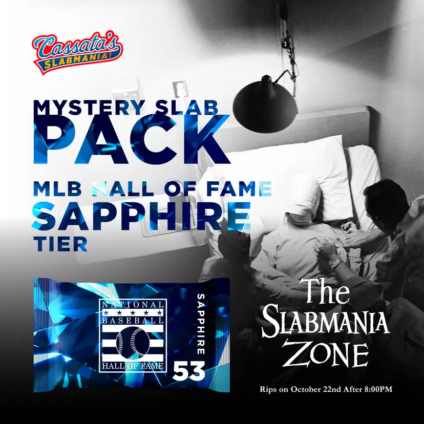 #53 / Sapphire Tier MLB Hall of Fame Mystery Slab Pack / CS 09