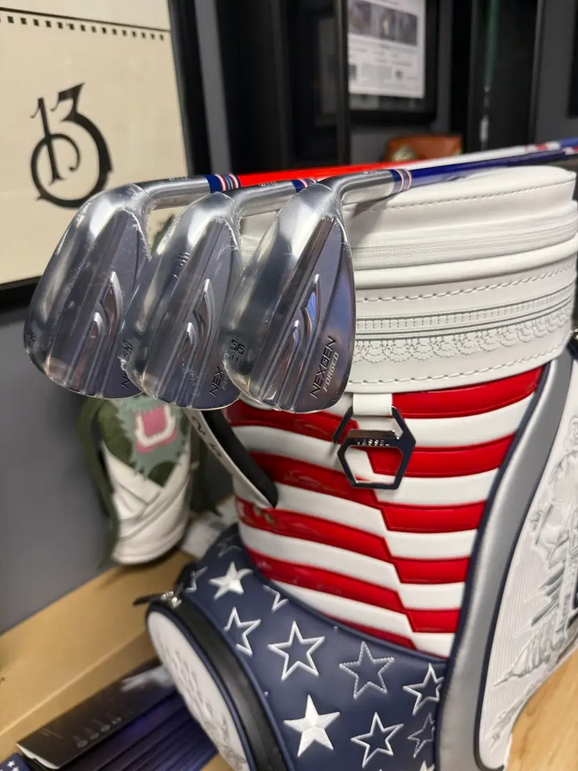 Custom Nexgen Wedge Set !! 48,52,56 USA 🇺🇸 Themed KBS Custom Shafts!