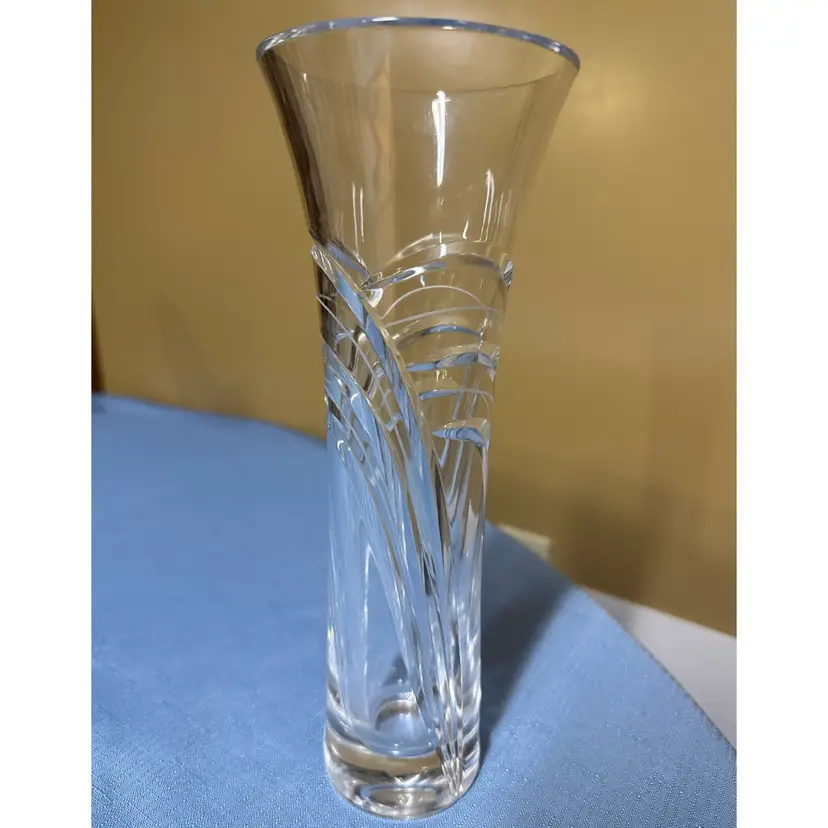 MILLER ROGASKA HEAVY CRYSTAL ODYSSEY  9.75” Vase by Reed & Barton