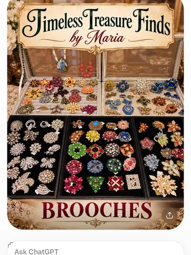 BROOCHES AND JEWELRY AND A LITTLE BIT OF CHRISTMAS!!