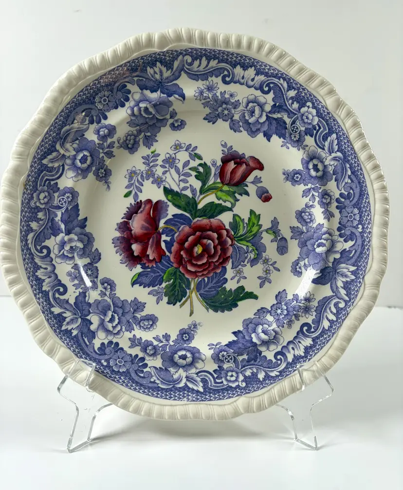 *VTG* Copeland Spode Luncheon/Dessert Plate Floral 'Mayflower' England 2/8772