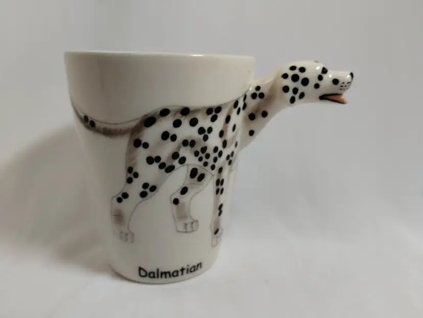 World Market 3-D Dalmatian Dog Collectors Coffee Mug