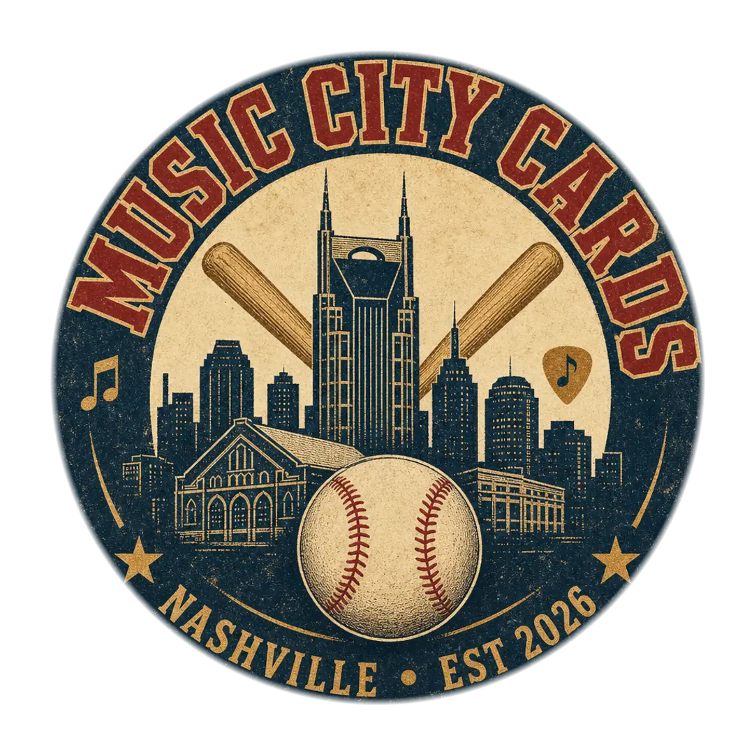 Music City Cards logo — Nashville baseball and sports card shop