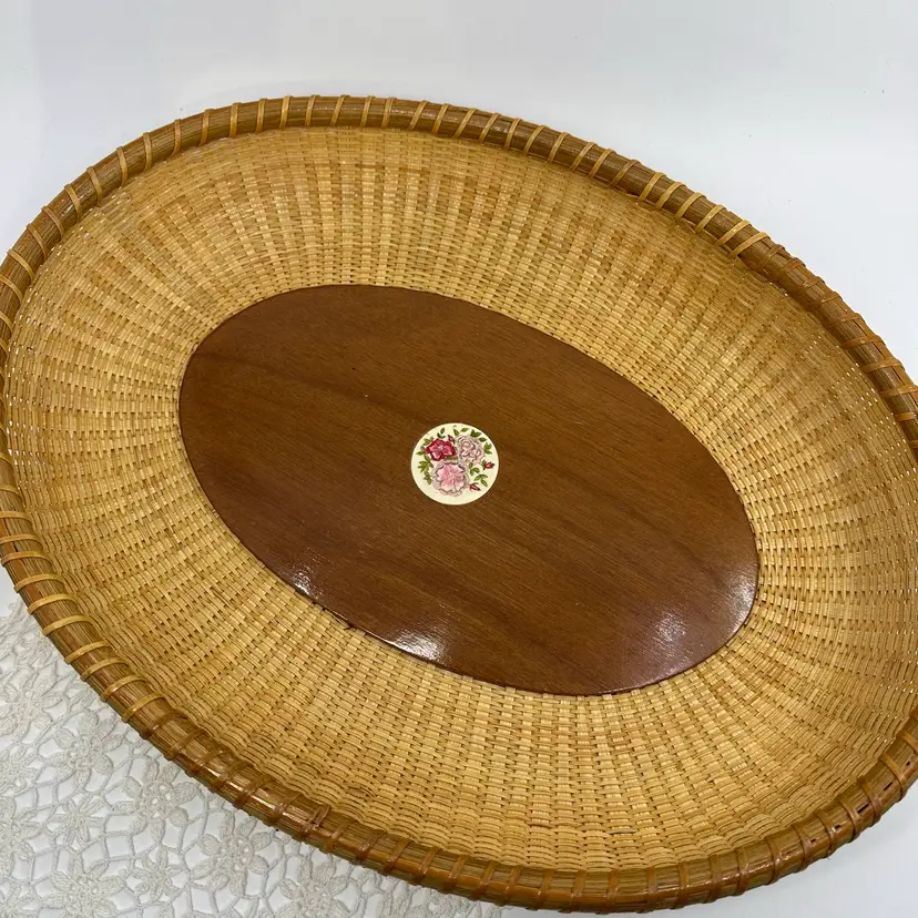 Oval 16” Basket Tray