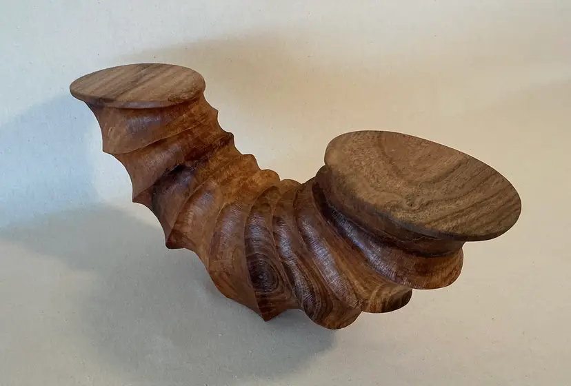 “Centrum” Oregon Oak wood, 15-1/2”l x 7”h x3-1/2”d. Watco Tung Oil finish. 7day return policy (Buyer pays return shipping and must be safely Packaged)