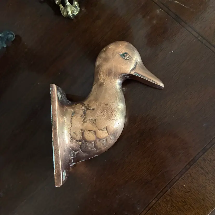 🐇Vintage Copper Duck Wall Hanging