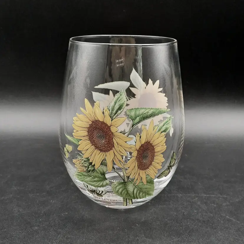 Portmeirion Sunflower Stemless Wine Glass
