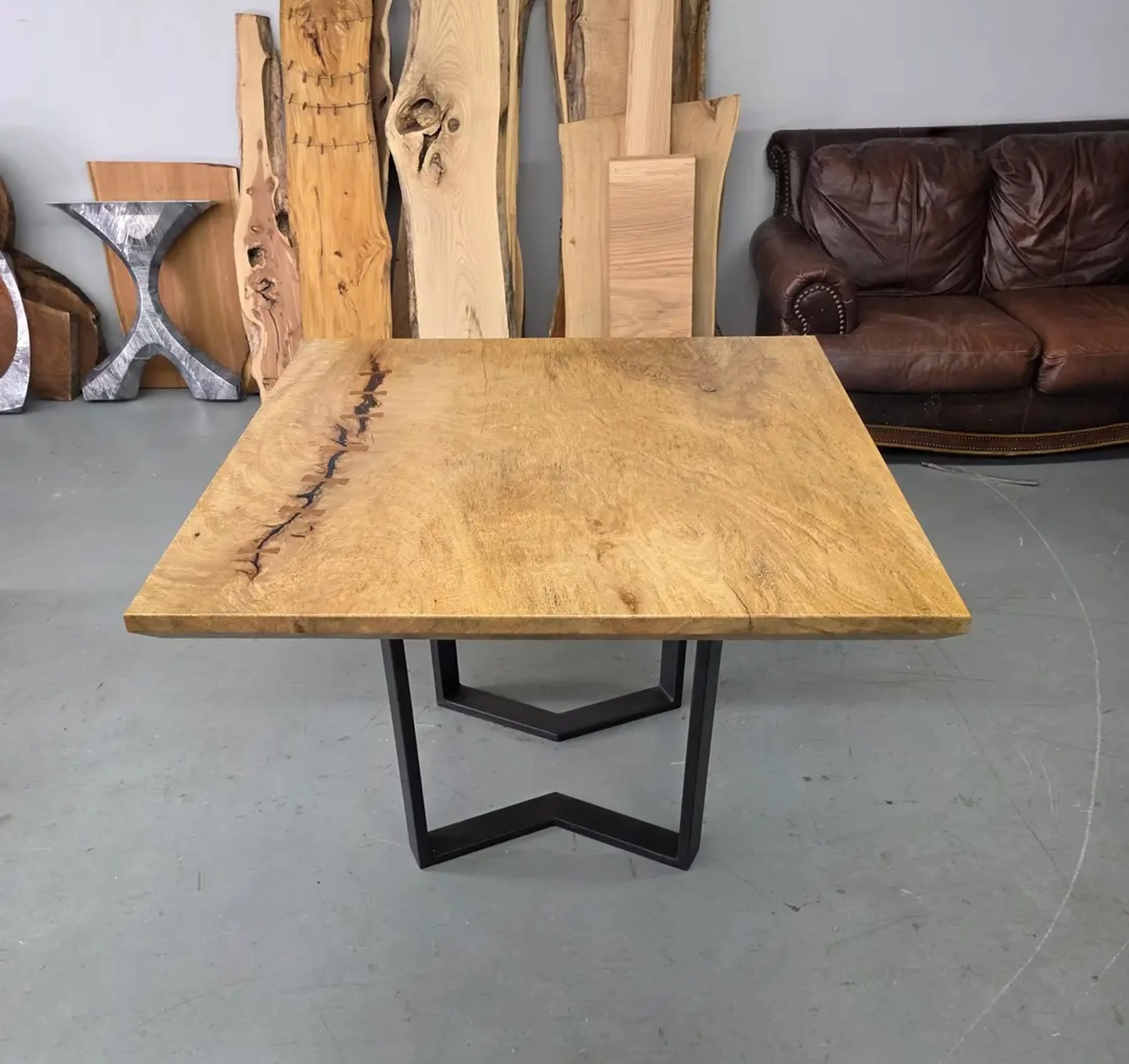 Single Slab Mango Table
