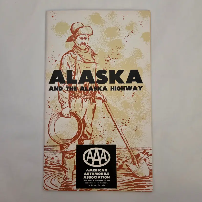 Ephemera ALASKA and THE ALASKA HIGHWAY AAA Driving Booklet 1962-63 Vintage Softcover