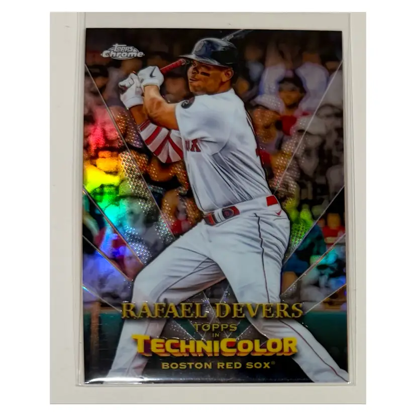 Rafael Devers Topps Technicolor Boston Red Sox