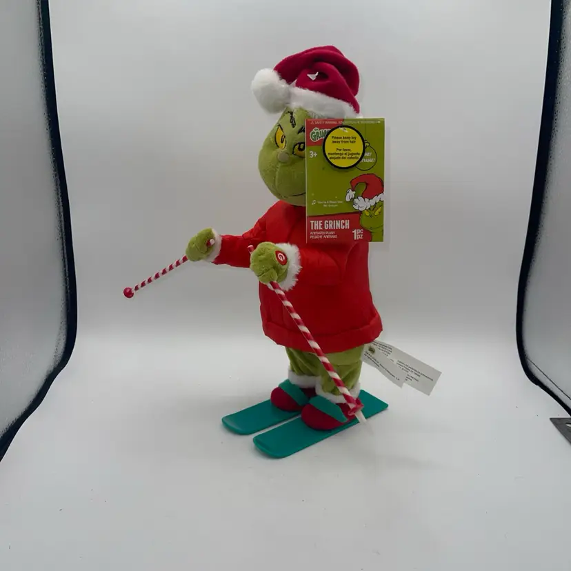 The Grinch Gemmy Animated Plush Musical Christmas Santa NWT Dr Seuss 2026