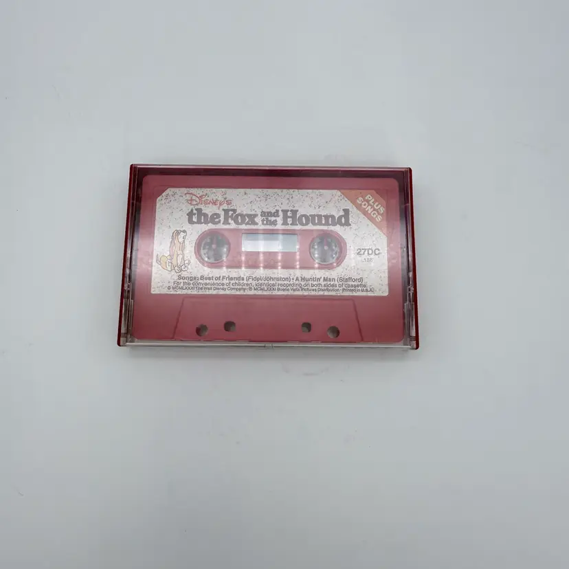 1981 Walt Disney Storyteller Cassette Tape Fox And The Hound 27-DC
