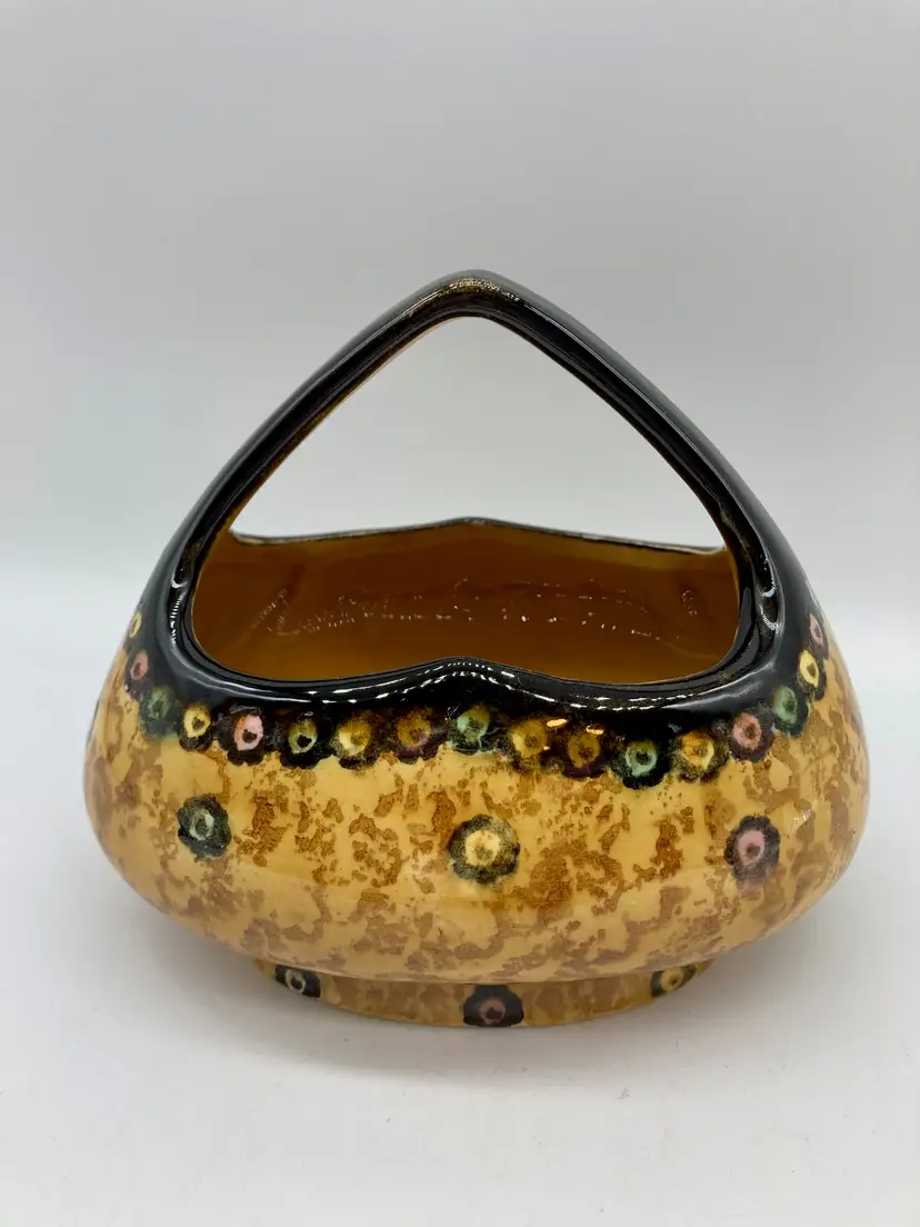 Vintage Art Deco Czechoslovakia ERPHILA Candle Holder slovakia Ceramic porcelain