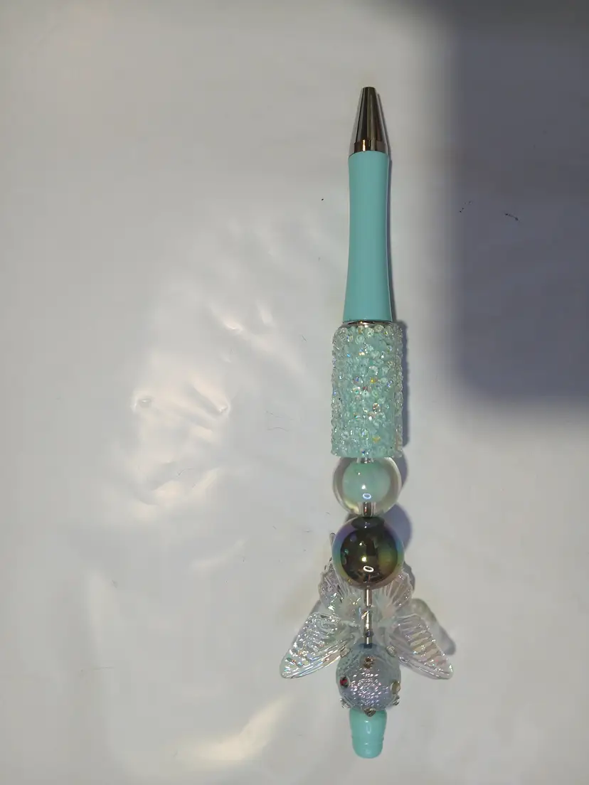 Butterfly blue pen