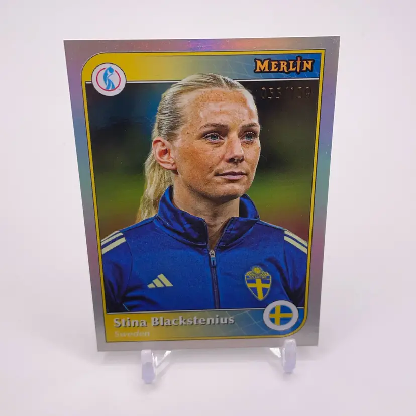 Stina Blackstenius - Sweden - Image Variation /150 2025 Topps Merlin Women Euro - Soccer Card