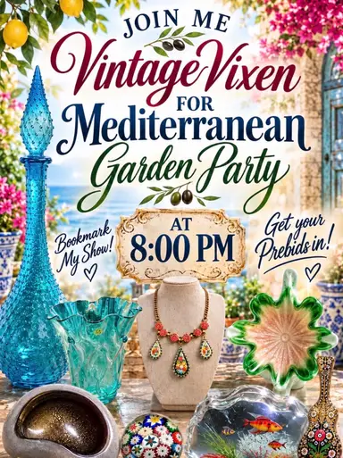 Join Me VintageVixen For Mediterranean Garden Party Part 2 