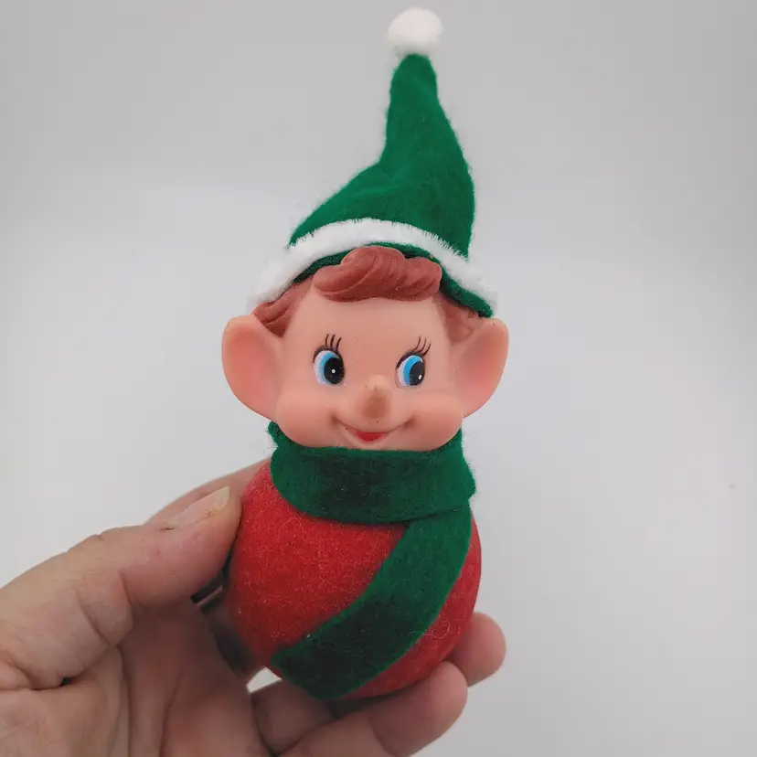 Christmas elf ball ornament